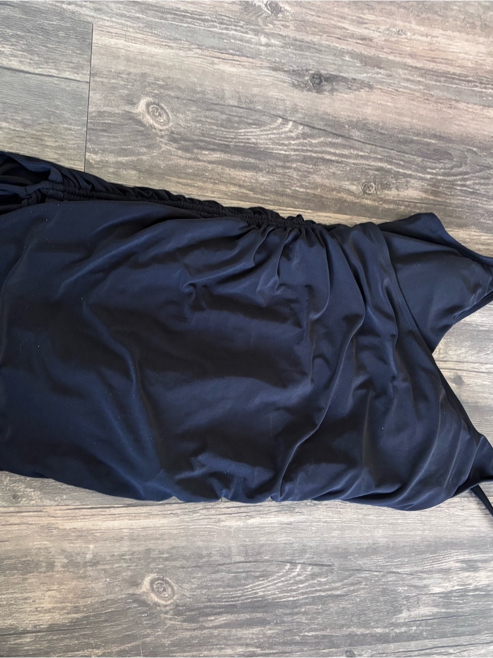 Black Satin Slip Dress